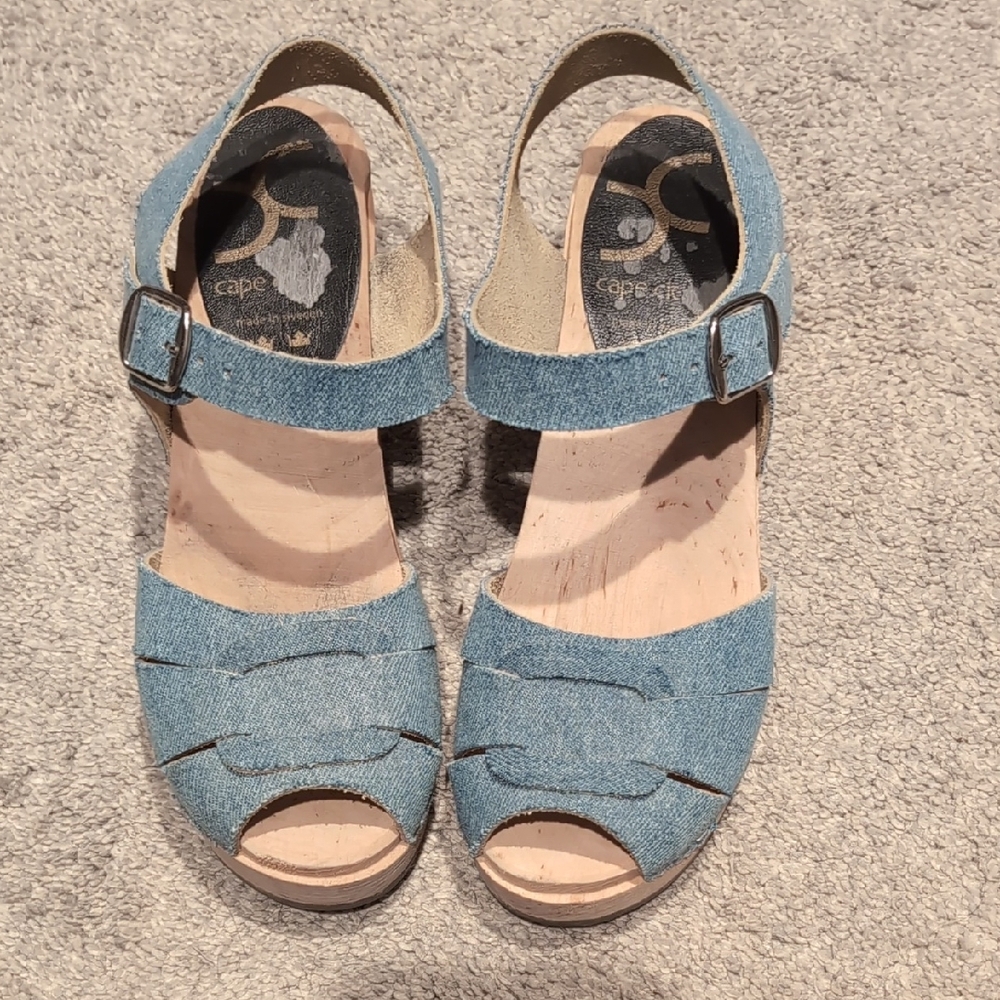 Cape Clogs Blue Sandals